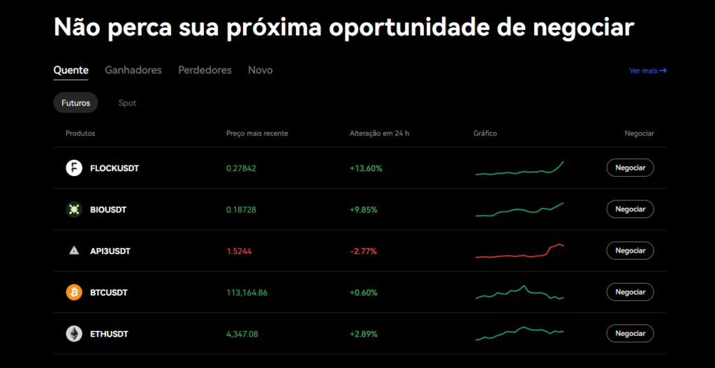 Código de Referência BTCC Intercâmbio